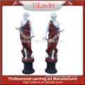 Mixed Color Marble Statue Sculpture On Base For Garden YL-R770